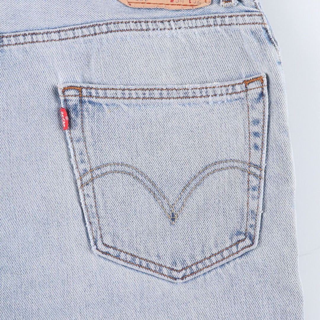 Levi's 550 Relaxed Fit Tapered Denim Pants for Men, W34 equivalent cotton blue type Vintage Second Hand