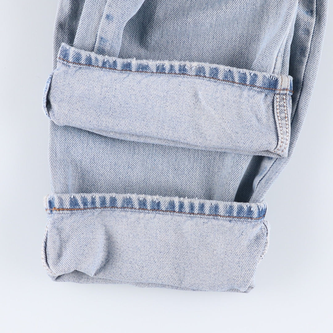 Levi's 550 Relaxed Fit Tapered Denim Pants for Men, W34 equivalent cotton blue type Vintage Second Hand