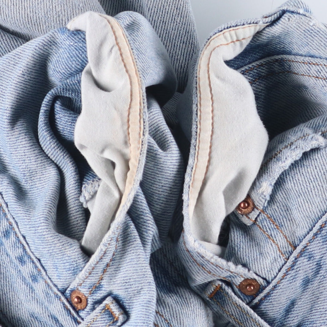 Levi's 550 Relaxed Fit Tapered Denim Pants for Men, W34 equivalent cotton blue type Vintage Second Hand