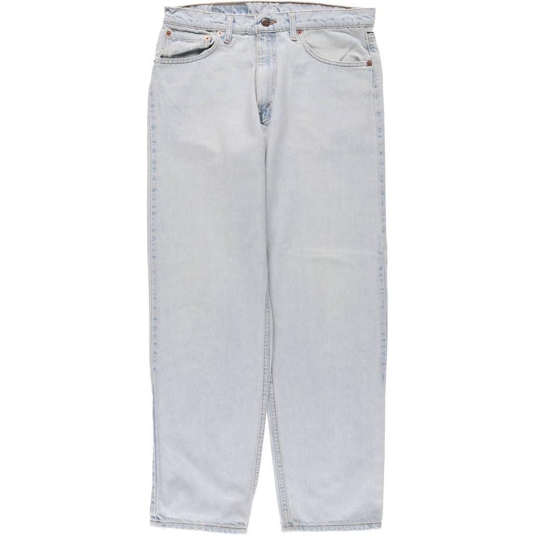90'S Levi's 550 Relaxed Fit Tapered Denim Pants Made in USA Men's W33 Vintage cotton blue type Vintage Second Hand