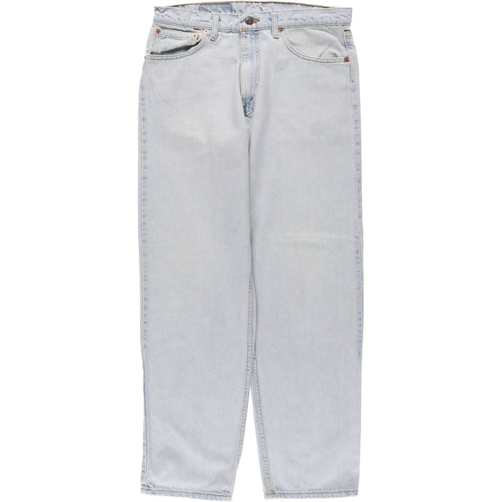 90'S Levi's 550 Relaxed Fit Tapered Denim Pants Made in USA Men's W33 Vintage cotton blue type Vintage Second Hand