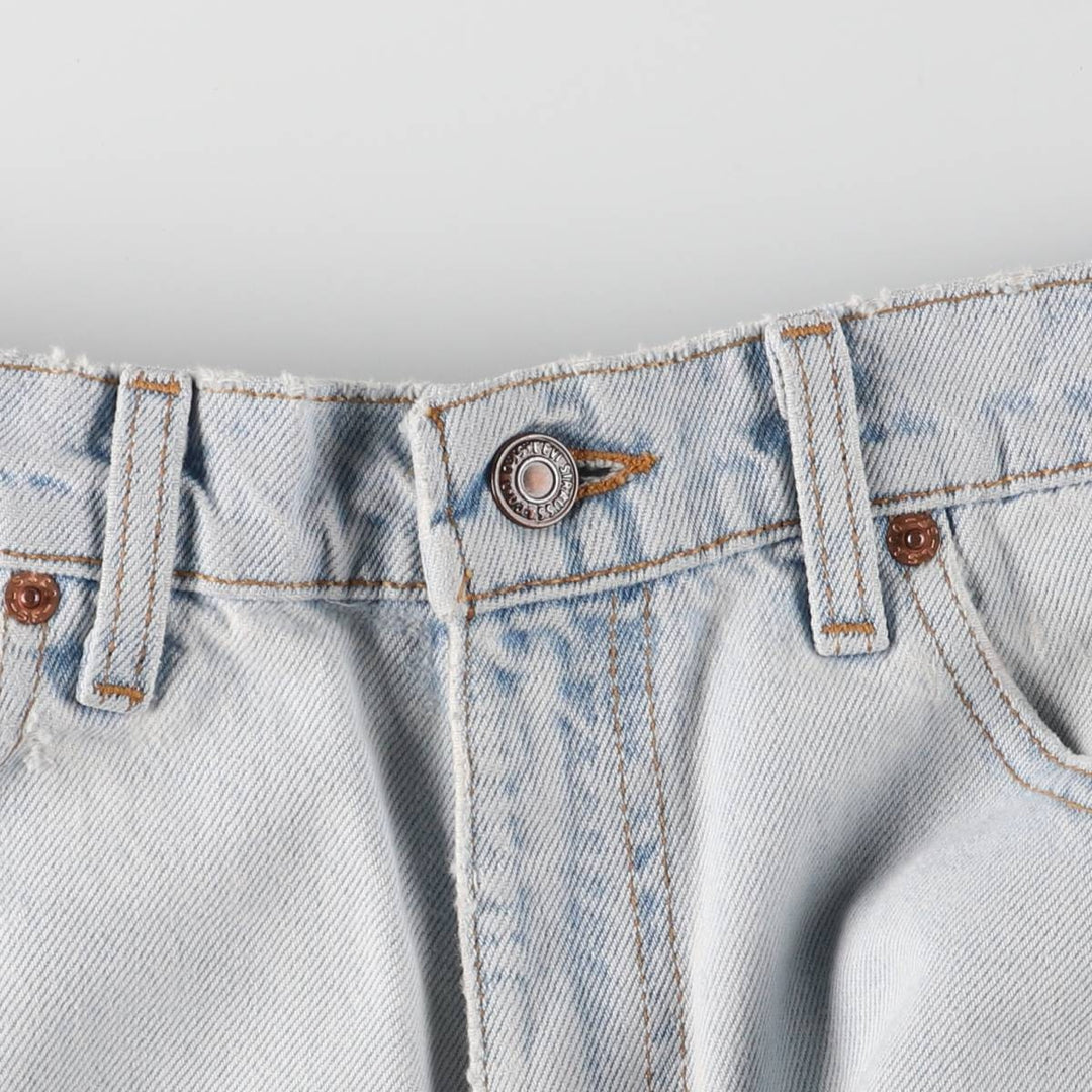 90'S Levi's 550 Relaxed Fit Tapered Denim Pants Made in USA Men's W33 Vintage cotton blue type Vintage Second Hand