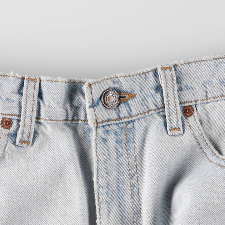 90'S Levi's 550 Relaxed Fit Tapered Denim Pants Made in USA Men's W33 Vintage cotton blue type Vintage Second Hand