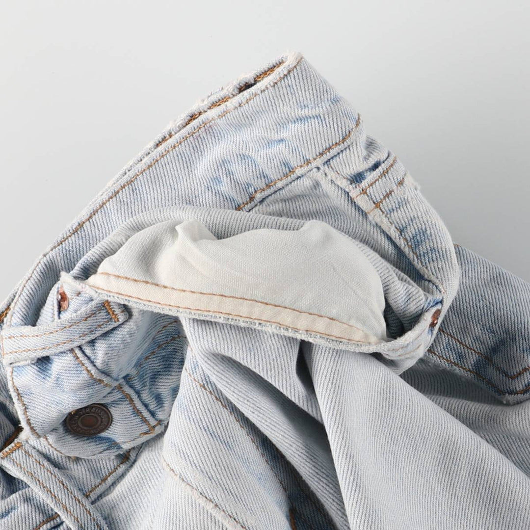 90'S Levi's 550 Relaxed Fit Tapered Denim Pants Made in USA Men's W33 Vintage cotton blue type Vintage Second Hand