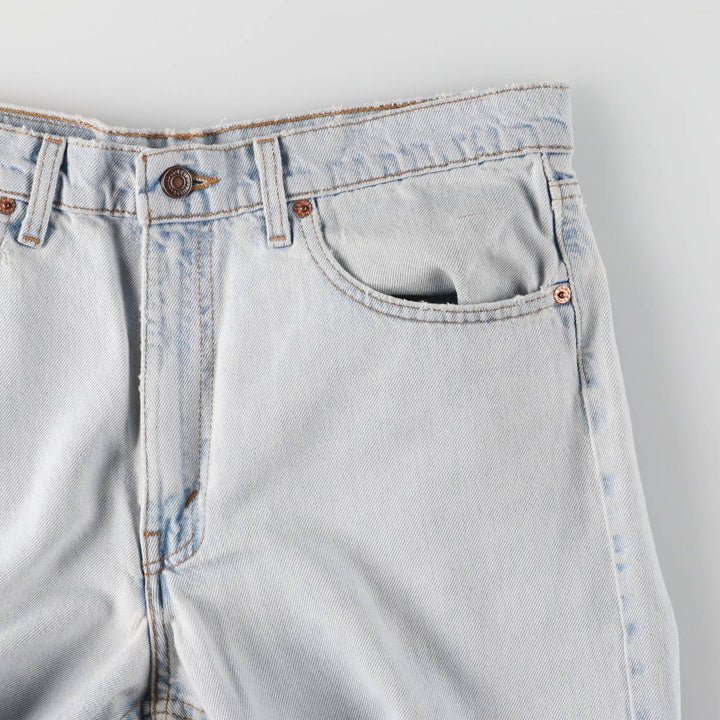 90'S Levi's 550 Relaxed Fit Tapered Denim Pants Made in USA Men's W33 Vintage cotton blue type Vintage Second Hand