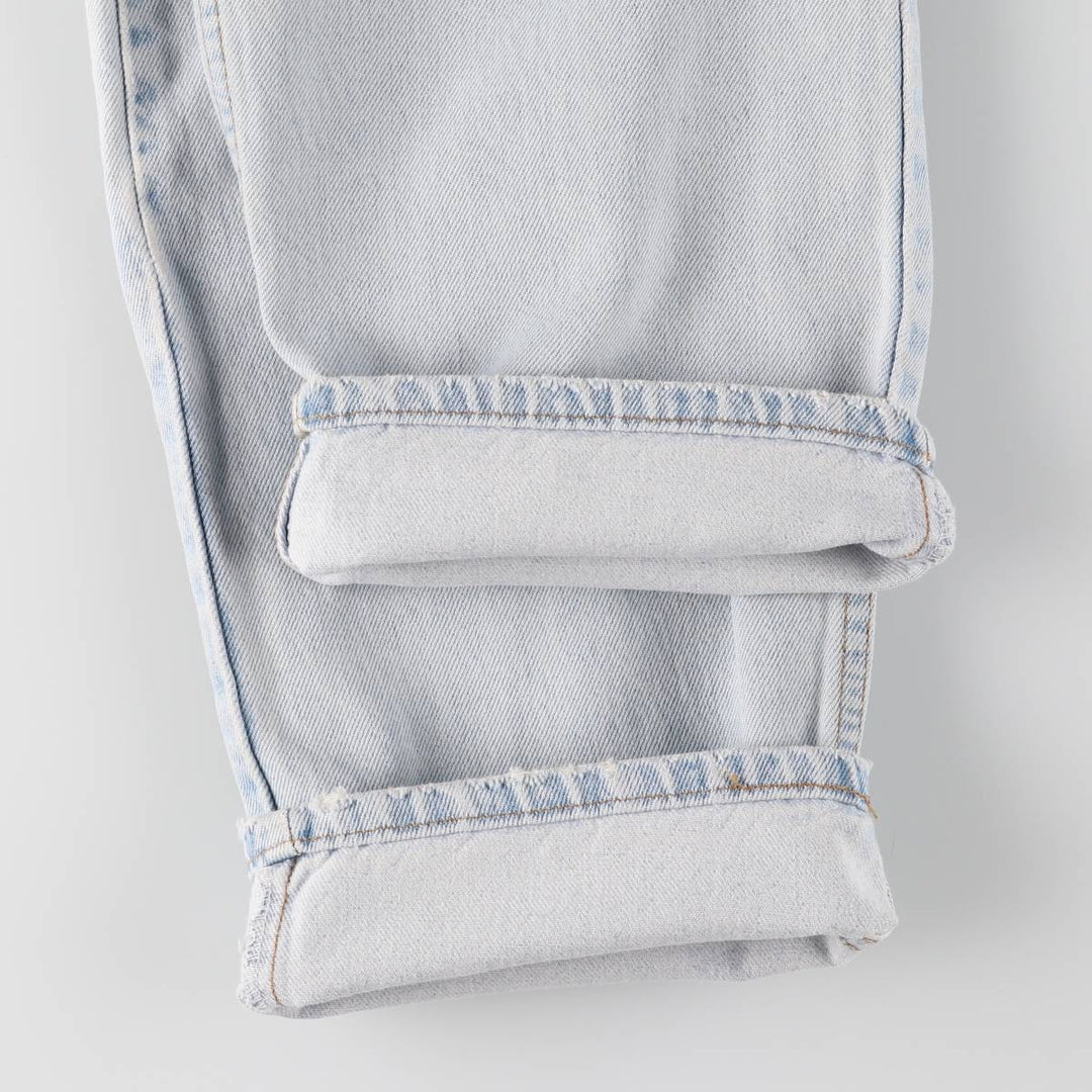 90'S Levi's 550 Relaxed Fit Tapered Denim Pants Made in USA Men's W33 Vintage cotton blue type Vintage Second Hand
