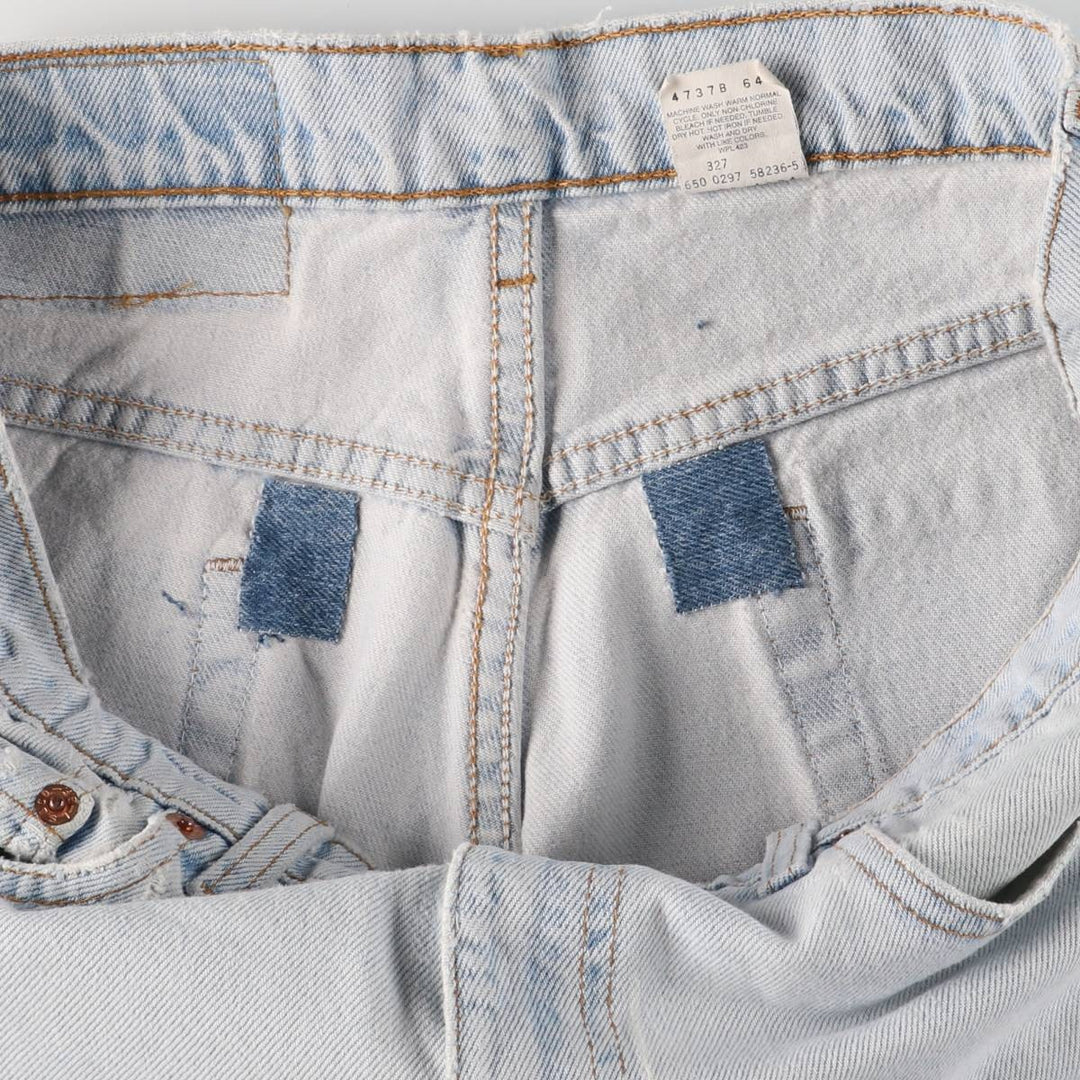 90'S Levi's 550 Relaxed Fit Tapered Denim Pants Made in USA Men's W33 Vintage cotton blue type Vintage Second Hand