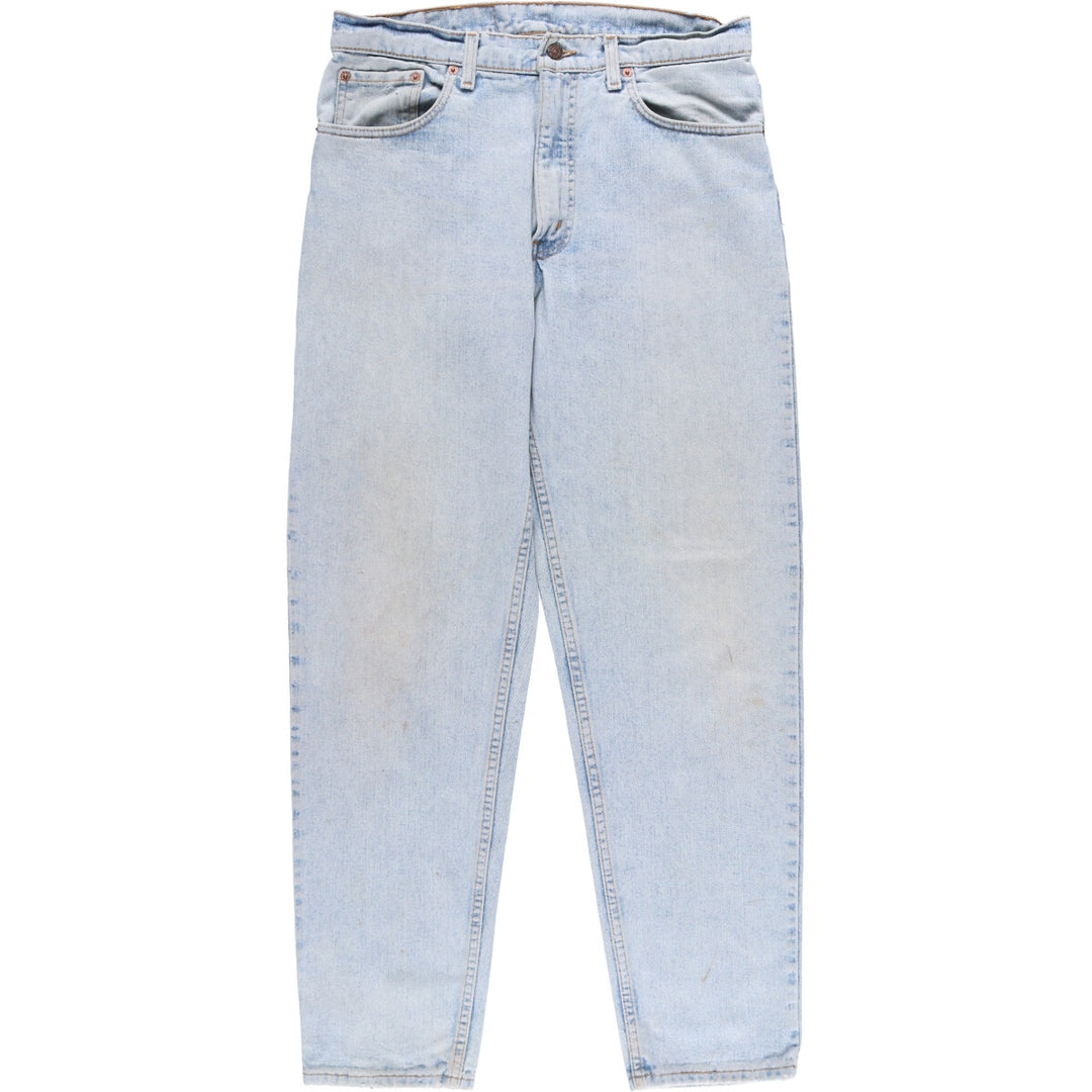 90'S Levi's 00550-4834 Tapered Denim Pants Made in USA Men's W33 Vintage cotton blue type Vintage Second Hand