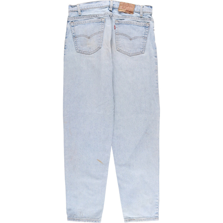 90'S Levi's 00550-4834 Tapered Denim Pants Made in USA Men's W33 Vintage cotton blue type Vintage Second Hand