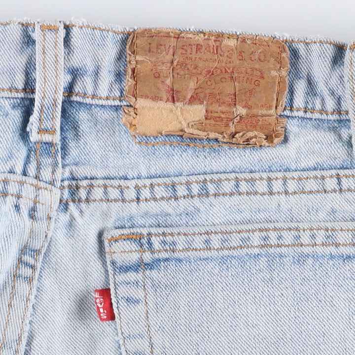 90'S Levi's 00550-4834 Tapered Denim Pants Made in USA Men's W33 Vintage cotton blue type Vintage Second Hand