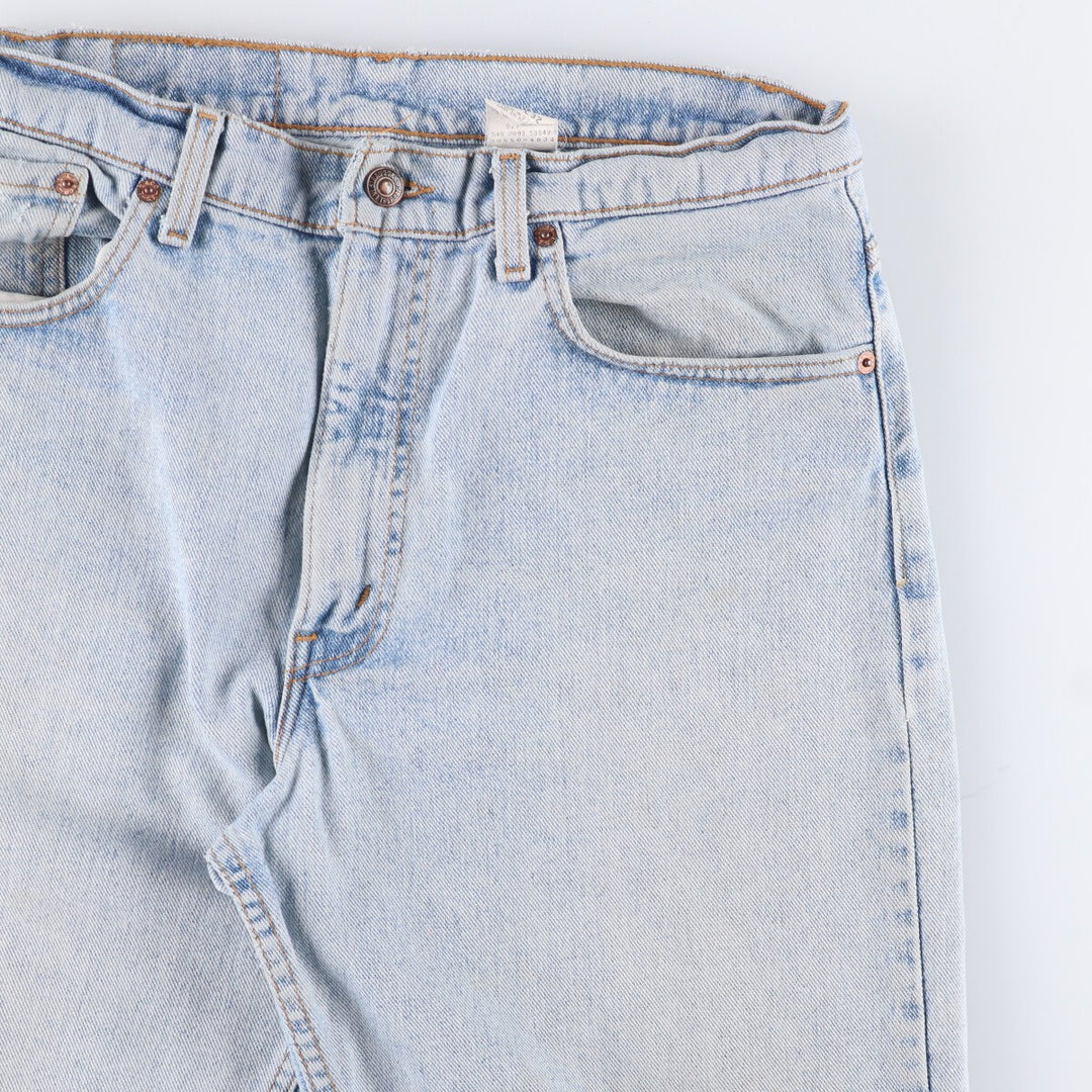 90'S Levi's 00550-4834 Tapered Denim Pants Made in USA Men's W33 Vintage cotton blue type Vintage Second Hand