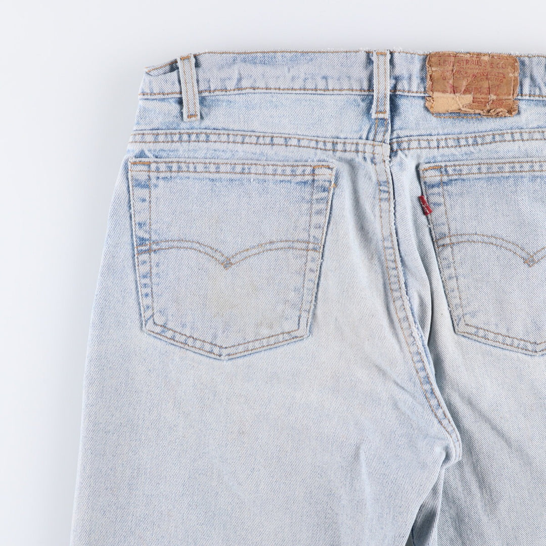 90'S Levi's 00550-4834 Tapered Denim Pants Made in USA Men's W33 Vintage cotton blue type Vintage Second Hand