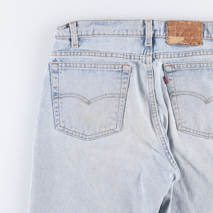 90'S Levi's 00550-4834 Tapered Denim Pants Made in USA Men's W33 Vintage cotton blue type Vintage Second Hand