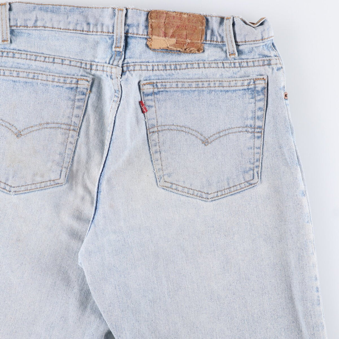 90'S Levi's 00550-4834 Tapered Denim Pants Made in USA Men's W33 Vintage cotton blue type Vintage Second Hand
