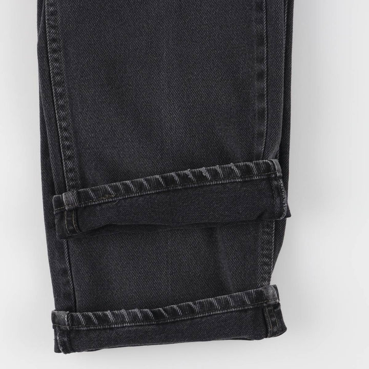 Levi's 505 Black Denim Tapered Denim Pants for Men, W36 cotton black type Vintage Second Hand