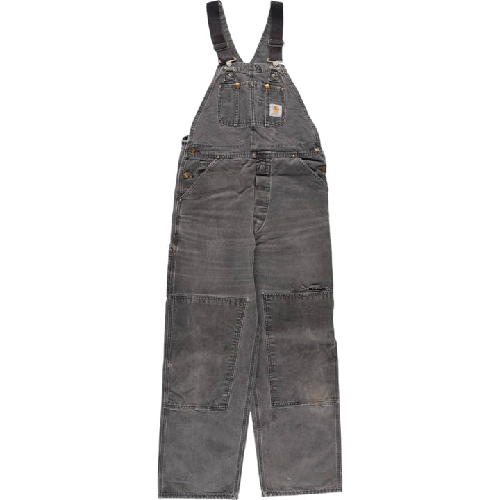 Carhartt Double Knee Duck Overalls Men's W34 Vintage unknown gray type Vintage Second Hand