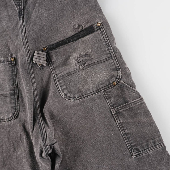 Carhartt Double Knee Duck Overalls Men's W34 Vintage unknown gray type Vintage Second Hand