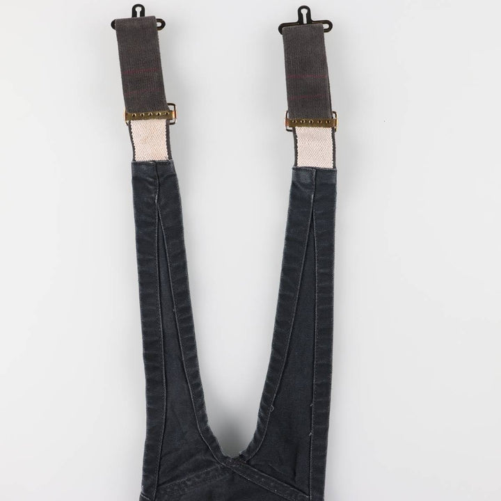 Oversized Carhartt double-knee duck overalls, men's size W44 unclear black type Vintage Second Hand