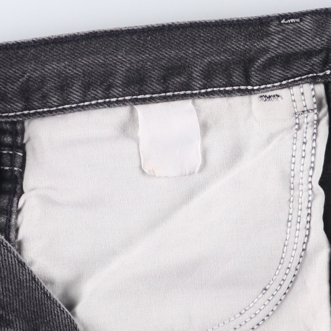 Wrangler Black Denim Shorts for Men, W35 unclear black type Vintage Second Hand