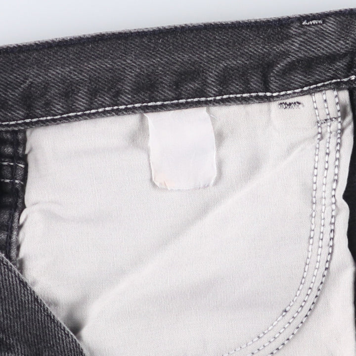 Wrangler Black Denim Shorts for Men, W35 unclear black type Vintage Second Hand