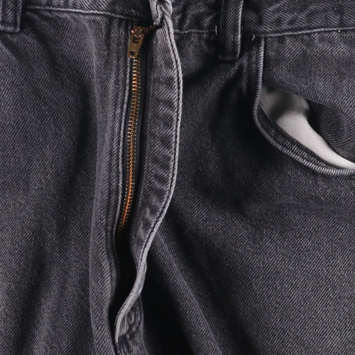 Wrangler Black Denim Shorts for Men, W35 unclear black type Vintage Second Hand