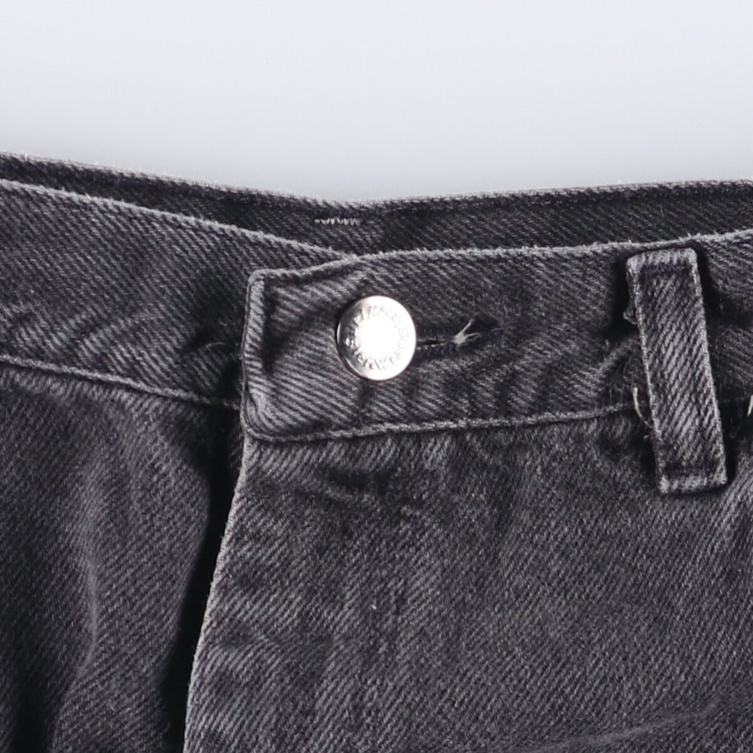 Wrangler Black Denim Shorts for Men, W35 unclear black type Vintage Second Hand