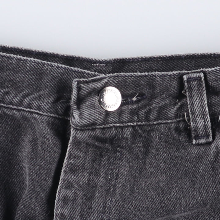 Wrangler Black Denim Shorts for Men, W35 unclear black type Vintage Second Hand