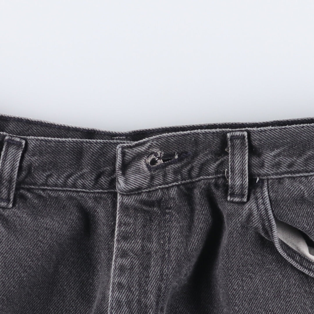 Wrangler Black Denim Shorts for Men, W35 unclear black type Vintage Second Hand