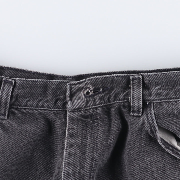 Wrangler Black Denim Shorts for Men, W35 unclear black type Vintage Second Hand