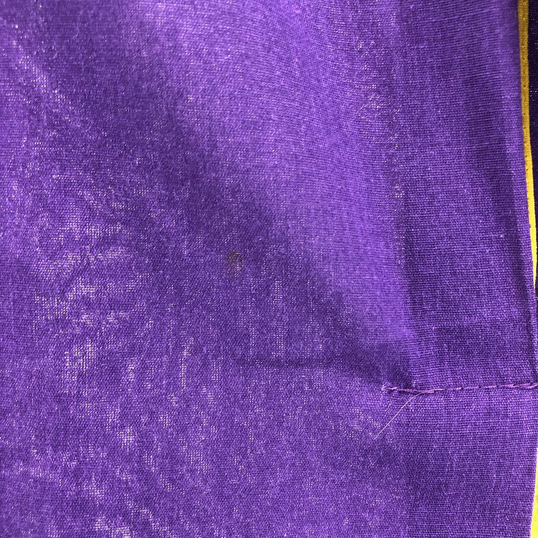 00'S Hilton Open Collar Bowling Shirt Box Shirt Men's XL Size cotton purple type Vintage Second Hand