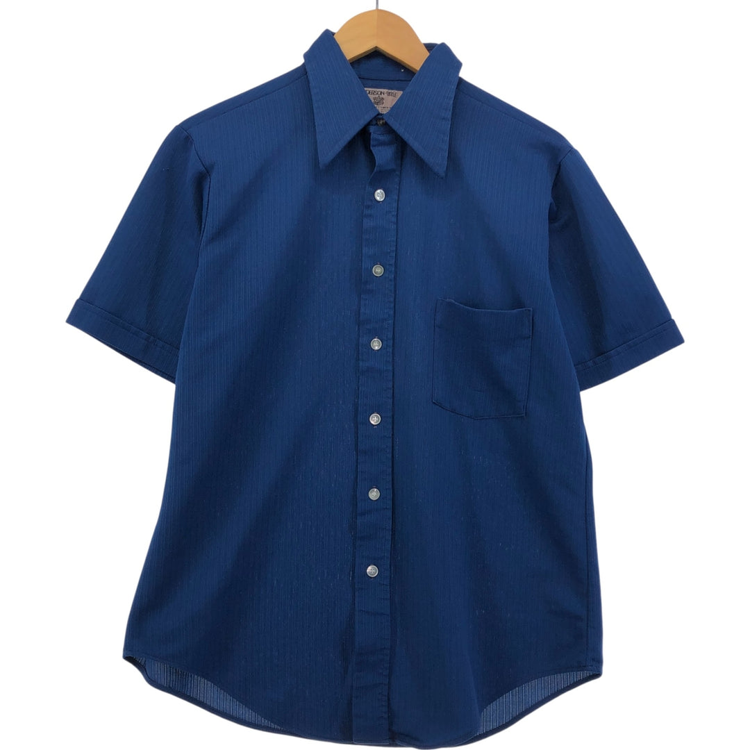70'S Anderson-Little Vintage USA Men's M unclear blue type Vintage Second Hand