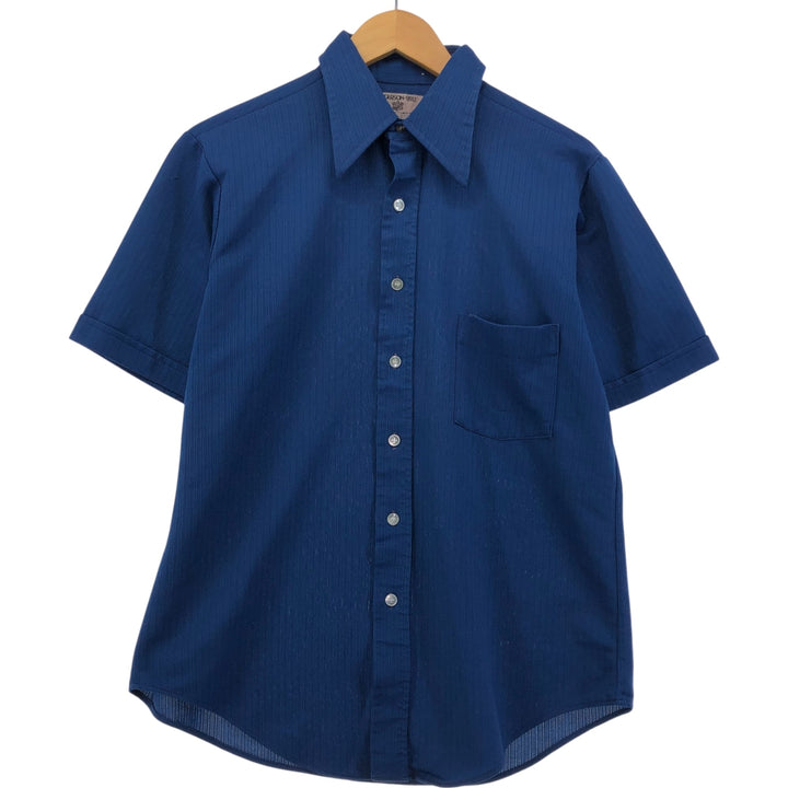 70'S Anderson-Little Vintage USA Men's M unclear blue type Vintage Second Hand