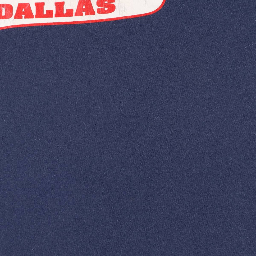 PARAMOUNT SPORTSWEAR Dallas Cowboys Carolina Panthers Henley Football Shirt Men's XL polyester navy blue type Vintage Second Hand