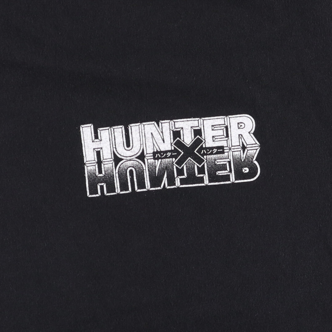 HUNTER HUNTER Hunter Hunter Phantom Troupe Anime Character Print T-Shirt Men's L size unclear black type Vintage Second Hand