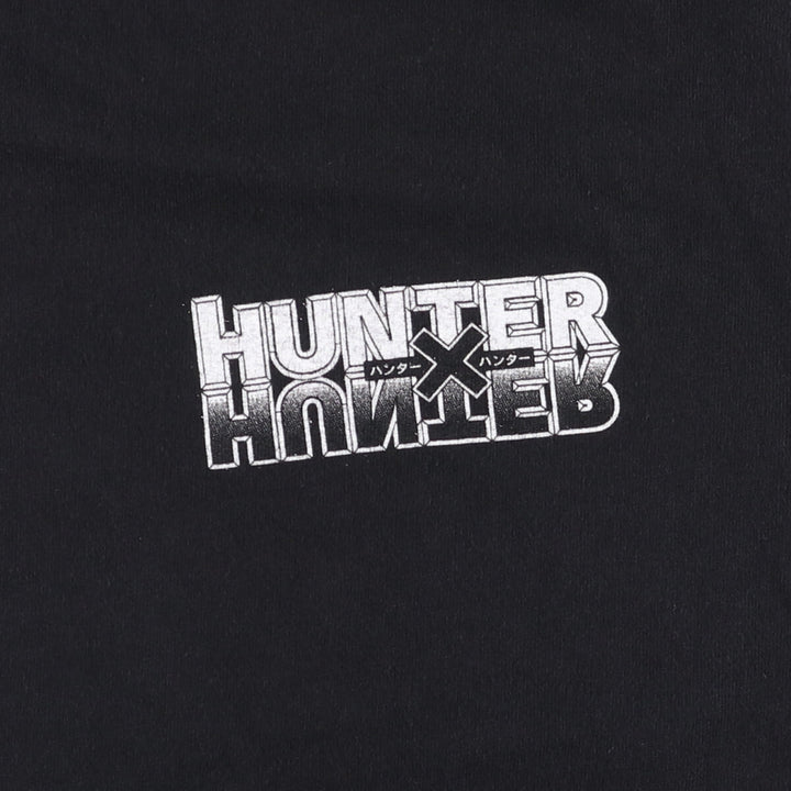 HUNTER HUNTER Hunter Hunter Phantom Troupe Anime Character Print T-Shirt Men's L size unclear black type Vintage Second Hand