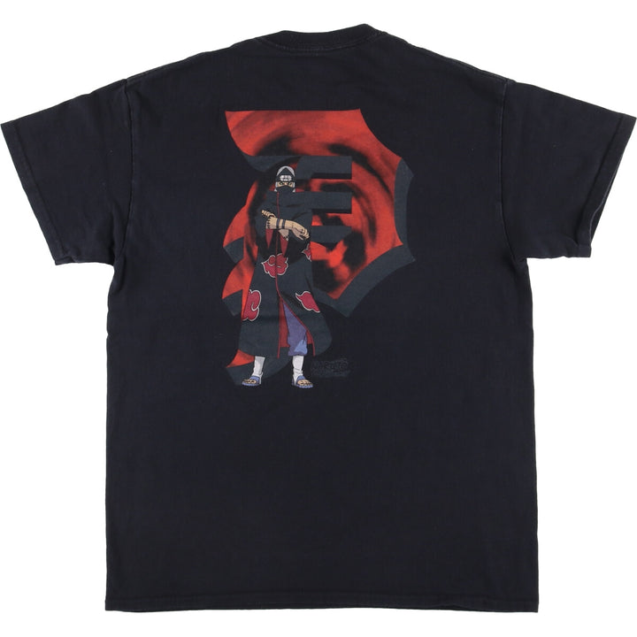 Primitive PRIMITIVE NARUTO SHIPPUDEN Naruto Shippuden Akatsuki Kakuzu Anime Character Print T-Shirt Men's M cotton black type Vintage Second Hand