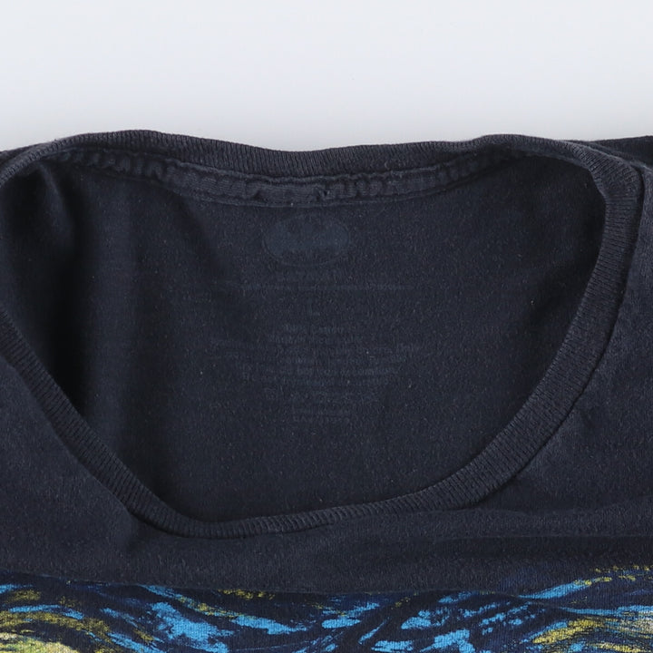BATMAN Batman Joker character print T-shirt Men's L size cotton black type Vintage Second Hand