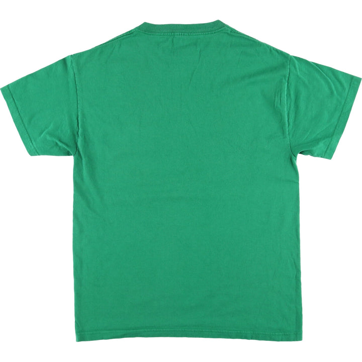 SUPER MARIO Super Mario Luigi character print T-shirt Men's M size unclear green type Vintage Second Hand