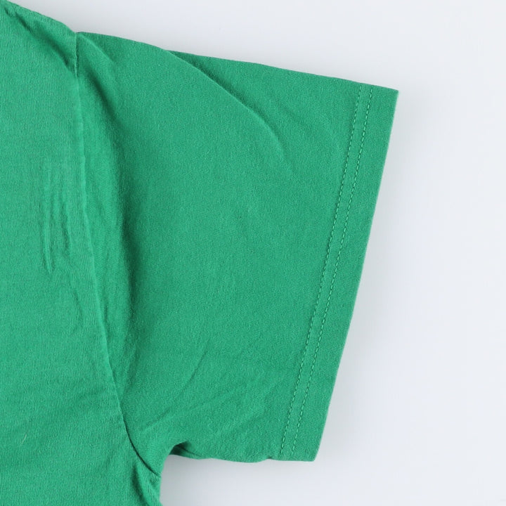 SUPER MARIO Super Mario Luigi character print T-shirt Men's M size unclear green type Vintage Second Hand