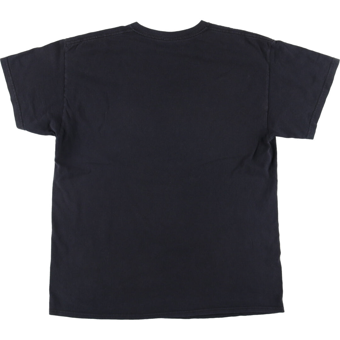 NARUTO Uzumaki Naruto Uchiha Sasuke Anime Character Print T-Shirt Men's L size cotton black type Vintage Second Hand