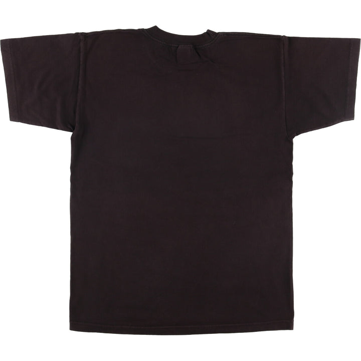 DKNY CLASSIC short-sleeved logo T-shirt, men's size L cotton black type Vintage Second Hand
