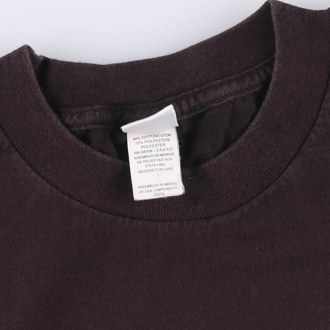 DKNY CLASSIC short-sleeved logo T-shirt, men's size L cotton black type Vintage Second Hand