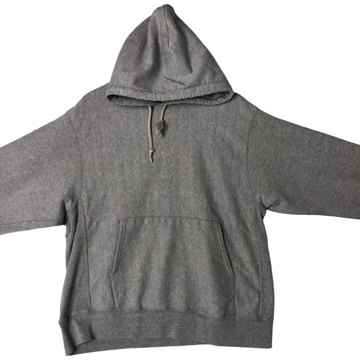 00'S Champion Original Reverse Weave Eyeless Sweat Pullover Hoodie Men's L size cotton gray type Vintage Second Hand