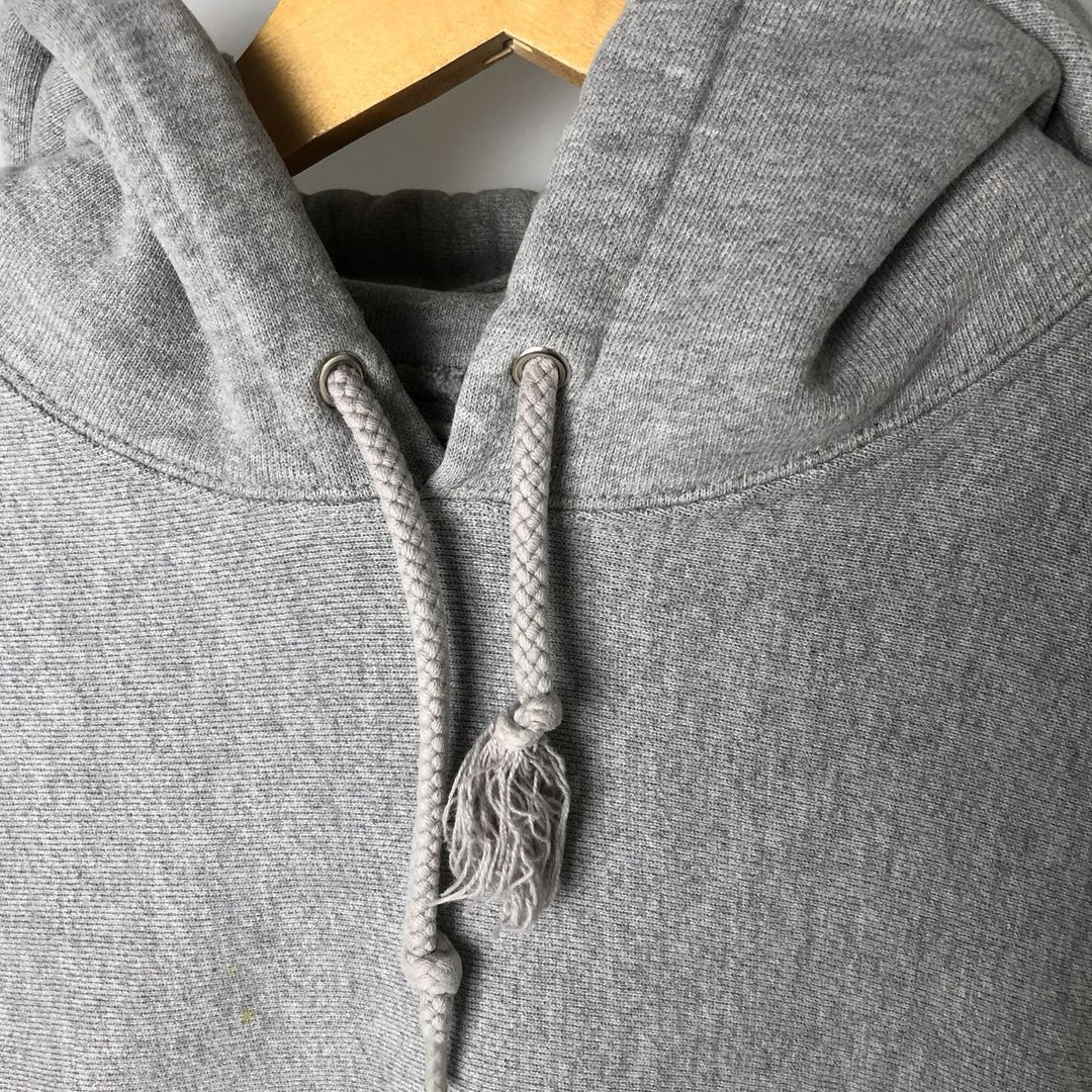 00'S Champion Original Reverse Weave Eyeless Sweat Pullover Hoodie Men's L size cotton gray type Vintage Second Hand