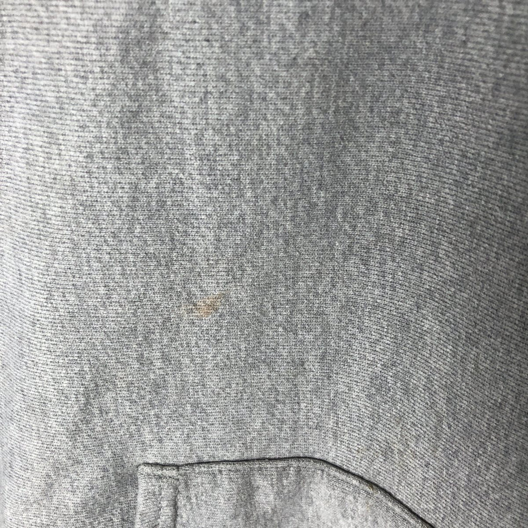 00'S Champion Original Reverse Weave Eyeless Sweat Pullover Hoodie Men's L size cotton gray type Vintage Second Hand