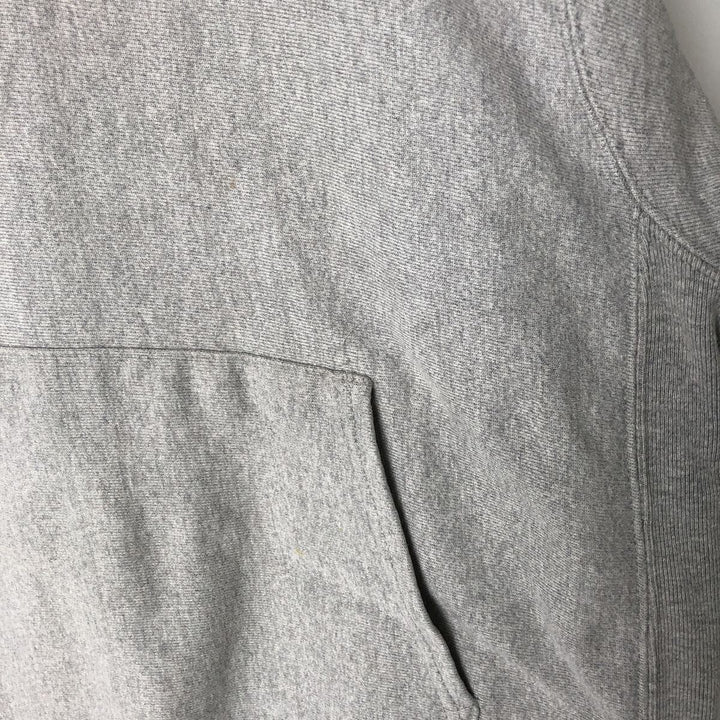 00'S Champion Original Reverse Weave Eyeless Sweat Pullover Hoodie Men's L size cotton gray type Vintage Second Hand