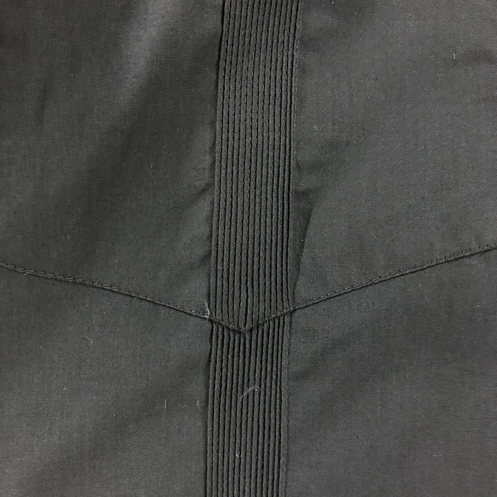 90'S PANABRISA Short Sleeve Mexican Shirt Cuban Shirt Box Shirt Men's XL Size cotton black type Vintage Second Hand
