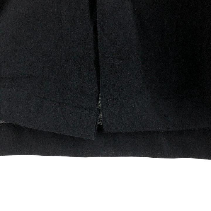 LADA Short Sleeve Open Collar Mexican Shirt Cuban Shirt Box Shirt Men's XL Size cotton black type Vintage Second Hand