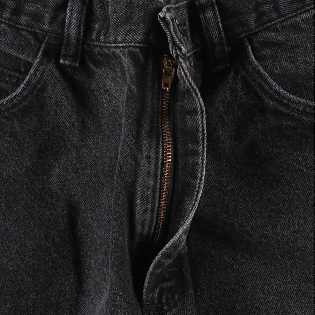 Wrangler Black Denim Shorts, Shorts, Men's, W33 cotton black type Vintage Second Hand