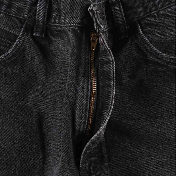 Wrangler Black Denim Shorts, Shorts, Men's, W33 cotton black type Vintage Second Hand